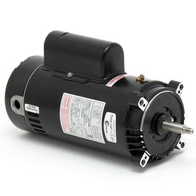 Century UST1202 C-Face 2HP Single Speed Up Rated 56J Pool Motor - Image 1 of 4