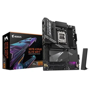 Mainboard, GIGABYTE, AMD X870, SAM5, ATX, Memory DDR5, Memory slots 4, 1xPCI-Exp - Bild 1 von 5