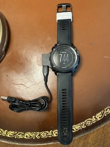 Reloj inteligente Garmin Fenix 3 HR Sapphire GPS con cargador-banda negra excelente - Imagen 1 de 4