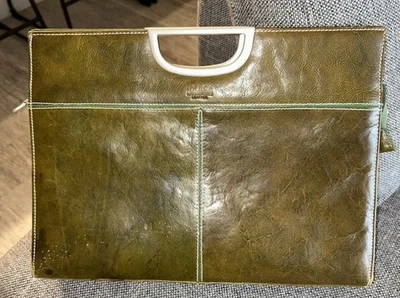 Винтажная кожаная сумка для ноутбука Lavorazione Artigianale - Изображение 1 из 4