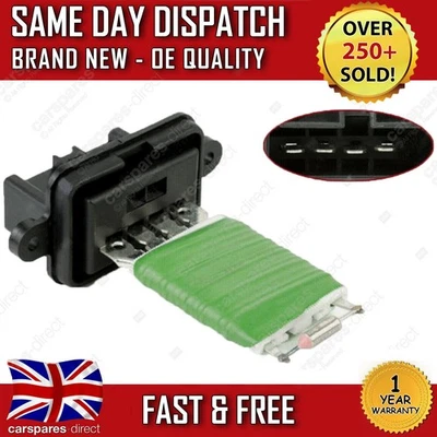 FIAT DUCATO 2000-2018 HEATER BLOWER MOTOR FAN RESISTOR - Image 1 of 4