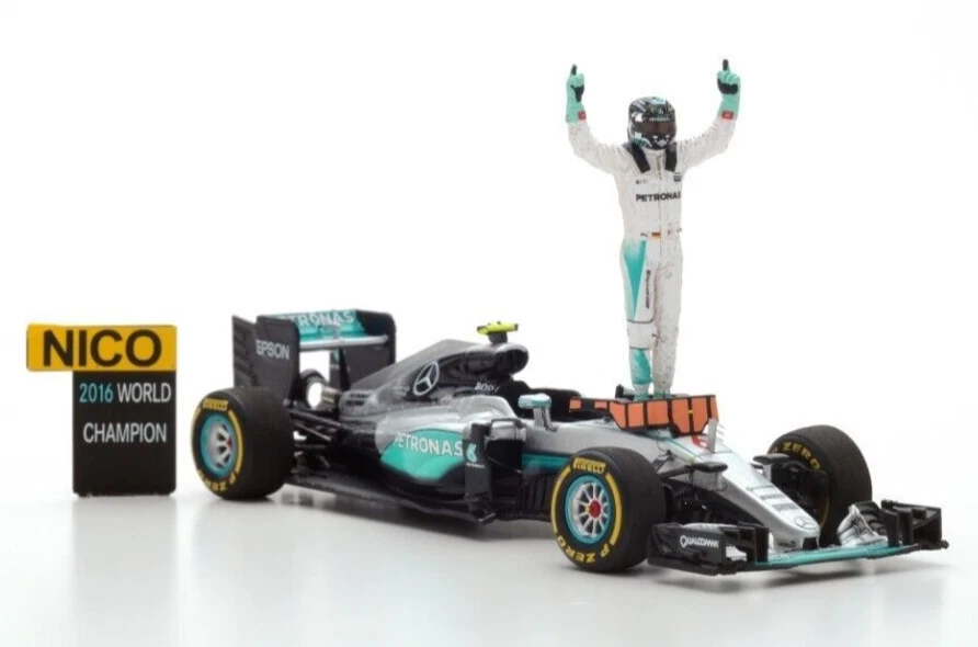 Spark F1 1:43 S5025 Mercedes AMG FW07  N°6 N.Rosberg 2nd Abu Dhabi GP W.C. 2016 - Immagine 1 di 3