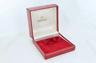 Omega Red Inner Wristwatch Box 1960's 1970's Good Condition 6048 - Image 1 of 4