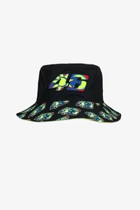 Cappello Pescatore VR46 New Era Nero Logo Giallo Fluo Taglia M Ufficiale - Foto 1 di 1