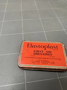 VINTAGE TIN ADVERTISEMENT ELASTOPLAST HOSPITAL MEDICINE RETRO ART - Picture 1 of 4
