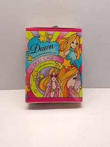 Vintage 1971 DAWN AND HER FRIENDS DOLL CASE with Dolls and Clothes RARE - Picture 1 of 10