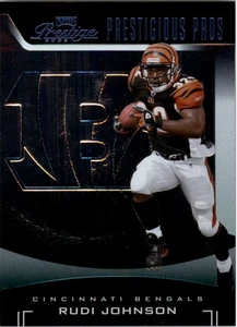 Playoff Prestige Prestigious Pros 2005 verde #PP42 Rudi Johnson 34/75 - casi nuevo-como nuevo - Imagen 1 de 2