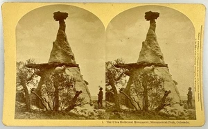 SV027_075 Stereoview CO. Utes Medicinal Monument, Monumental Park - Picture 1 of 1