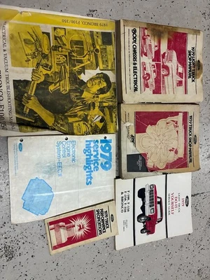 1979 年福特 F100 F150 F250 F350 皮卡野马 E 100-350 服务店手册套装 — 第 1/4 张图片