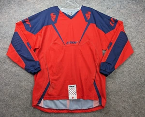 Thor Jersey Mens Medium Red Blue Long Sleeve Motocross Moto Adult - Picture 1 of 17