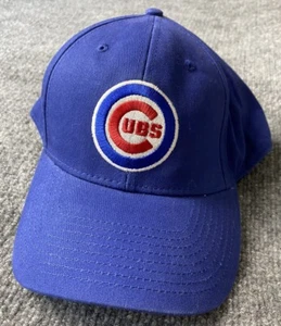 NEW Chicago Cubs Hat Bullseye Logo Blue Baseball Cap MLB Genuine Fan Favorite - Picture 1 of 6