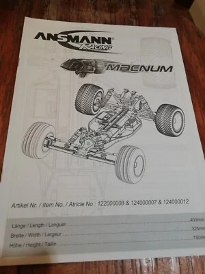 Ansmann Macnum kit instruction manual - Image 1 of 3
