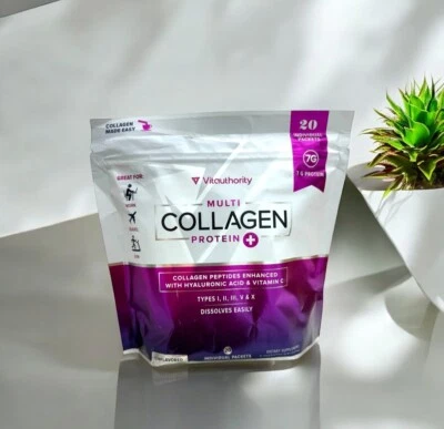 Vitauthority мульти коллаген белковые пептиды / 20 отдельных пакетов - Изображение 1 из 2