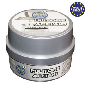 PULITORE PER OGGETTI ACCIAIO IN PASTA CON SPUGNA IN DOTAZIONE 400gr - Foto 1 di 2