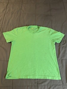 Alexander Julian Colours T-Shirt XL Green Short Sleeve V Neck Pullover - Picture 1 of 9