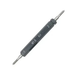 Medidor de varilla de enchufe métrico M1,8 x 0,35 6H hilo Go y NoGO - Imagen 1 de 3