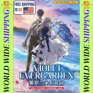 Violet Evergarden Complete Series Anime DVD (Vol. 1-13 End) + 2 Movies + OVA - Picture 1 of 13