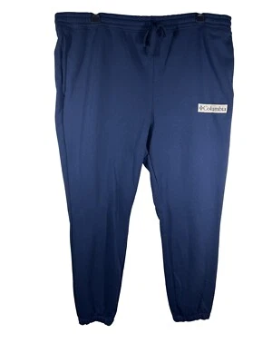 Columbia Sweatpants Men's Size 2XL Navy Blue Elastic Waistband Taper Leg NWT - Image 1 of 4