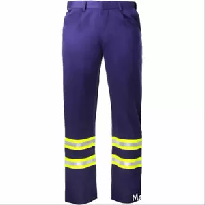 NWT Just in Trend Flame Resistant FR High Visibility Hi Vis 88% C/12% N Pant/Tro - Picture 1 of 10