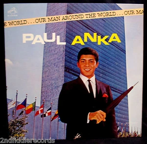 PAUL ANKA-OUR MAN AROUND THE WORLD Early Rock Teen Idol Album-RCA VICTOR LPM2614 - Imagen 1 de 3