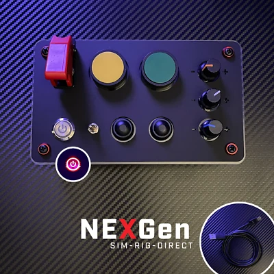 Sim Racing Button Box PC Compatible - 10 Button 17 Function - Bild 1 von 4