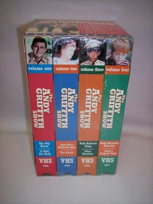 The Andy Griffith Show 4 VHS Tape Box Set 8 Classic Episodes - Image 1 of 4