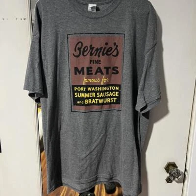 Camiseta gris Bernie’s Fine Meats Foto 1 de 2