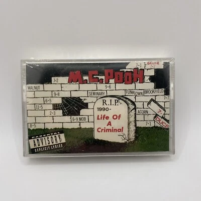 Life Of A Criminal by MC Pooh (Cassette, FBI) Brand New Sealed Reissue Rap Tape - Image 1 of 4