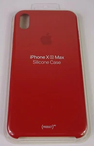 Original Apple iPhone XS Max Silikon Case / Cover (PRODUCT)RED - MRWH2ZM/A Neu - Bild 1 von 1