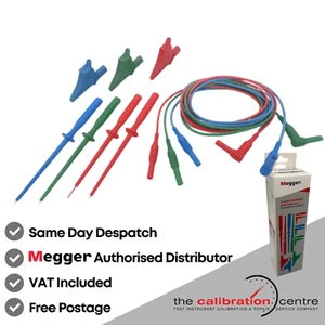 Juego de plomo de prueba estándar de 3 cables de repuesto Megger 1014-291 MFT - MFT-X1 y MFT17xx - Imagen 1 de 9