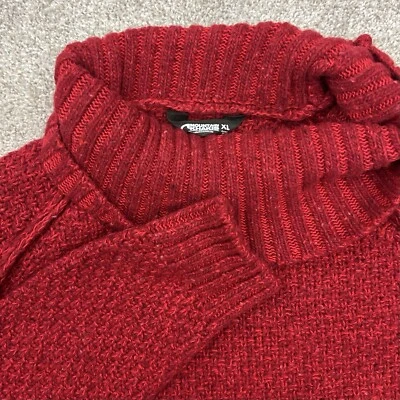 Suéter Mountain Khakis Rojo Mezcla Lana Cumberland Para Mujer Talla XL Calce Clásico Foto 1 de 4