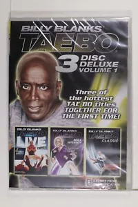 Billy Blanks Tae Bo 3 Disc Deluxe Volume 1 - New Sealed Tracking - Picture 1 of 2