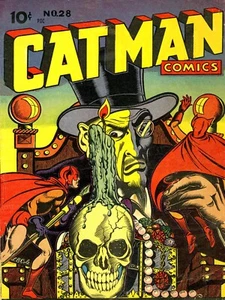 10771.Poster decorativo.Parete stanza casa.Interior Art design.Cat Man horror fumetto - Foto 1 di 1