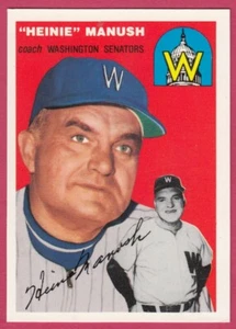 1954 Topps Archives #187 Heinie Manush - Washington Senators - Picture 1 of 1
