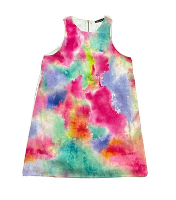 Honey Punch Splash Blouse Tunic Top Women’s Size Large MultiColor NWT - Image 1 of 4