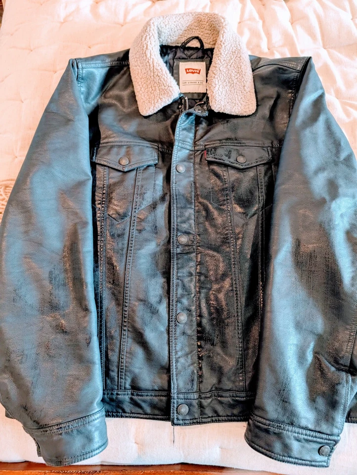 Chaqueta de bombardero Levi para hombre: pecho 46" Foto 1 de 1