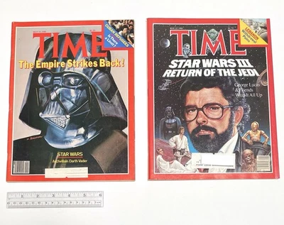 2 TIME MAGAZINE STAR WARS Cover Issue 1980 Empire Strikes VADER 1983 Return JEDI - Image 1 of 4