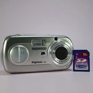 Samsung Digital Camera Digimax A4 4.0MP Silver Tested - Picture 1 of 8