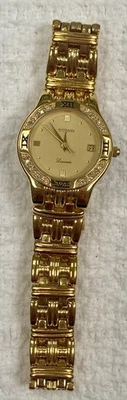 Reloj Wittnauer Laureate Damas Tono Dorado Con Bisel Acentuado Diamante Excelente Foto 1 de 4
