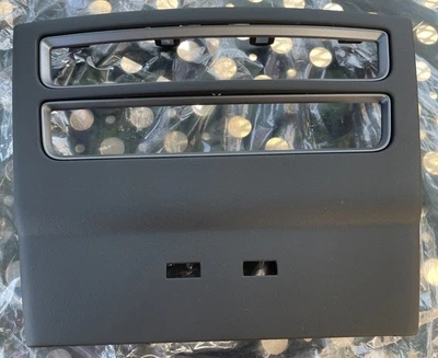 Tesla Model S 2016-2021 OEM Center Console Rear Vent Trim Graphite 1064501-01-B - Image 1 of 4