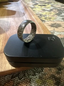 GROOVE RING Mossy Oak Country Camo Men’s SIZE 11 Preowned Wedding Band Promise - Picture 1 of 3