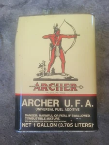 Vintage Archer Kraftstoff Additiv eine Gallone Ölkanne - Bild 1 von 5