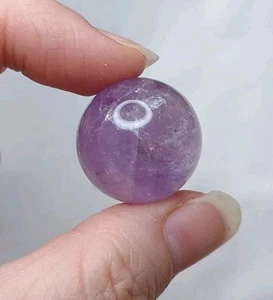 Pretty Purple Amethyst Crystal Sphere Mineral Healing Crystal Metaphysical - Picture 1 of 3