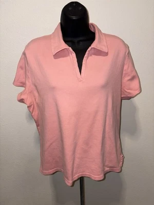 Blusa Top Sonoma Lifestyle Elastizada Mujer XL Rosa Manga Corta Informal Foto 1 de 4