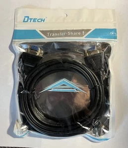 DTECH DT-9005C RS232 Straight Through Cable F/F L=3M - Picture 1 of 3