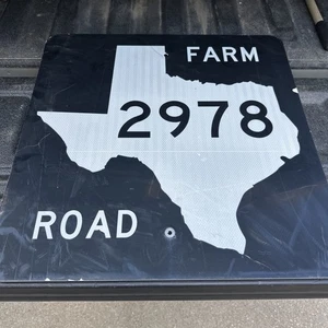 (nicht mehr produziert) Texas FM Schild 24x24 - Bild 1 von 17