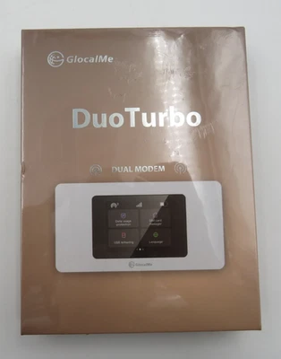 Hotspot portátil DuoTurbo GLMU20A02 4G sem fio LTE Wi-Fi com 10GB NOVO LACRADO - Imagem 1 de 3