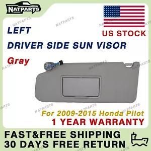 Left Driver Side Sun Visor w/ Light for Honda Pilot 2009-2015 83280SZAA01ZA - Picture 1 of 7