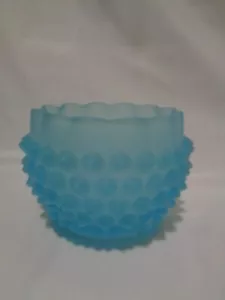 Fenton Aqua Blue Hobnail Finger Bowl - Picture 1 of 9