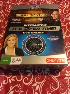 NEW Deal Or No Deal & Who What To Be A Millionaire Interactive DVD Games SEALED - Picture 1 of 2